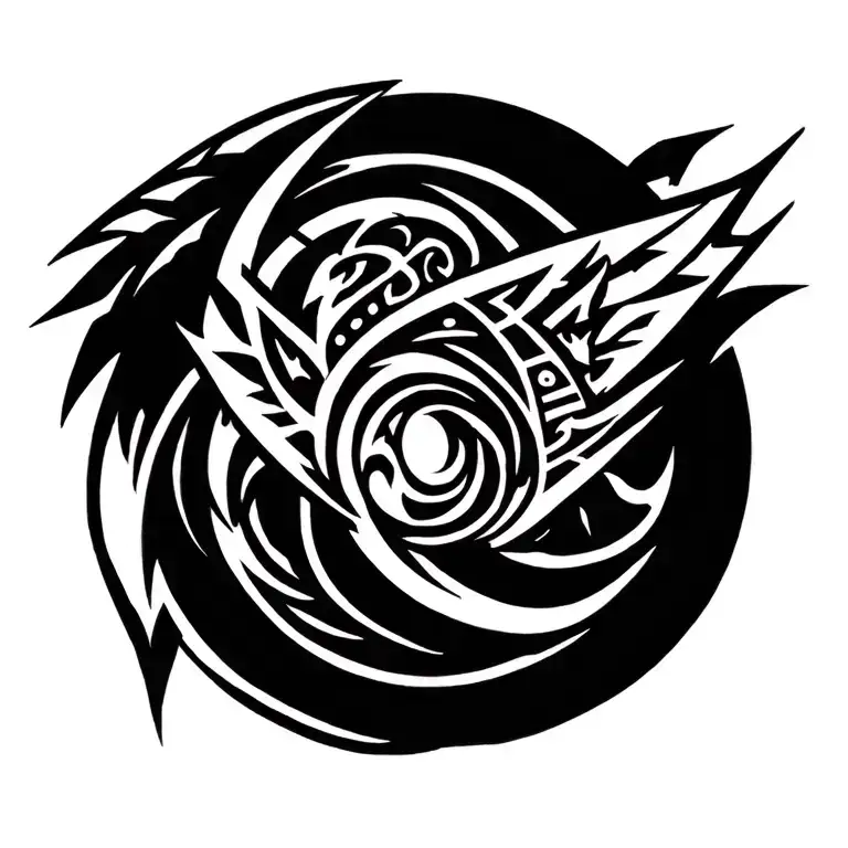 the legened of zelda twilight princess tattoo design idea