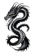 Naga tattoo design idea