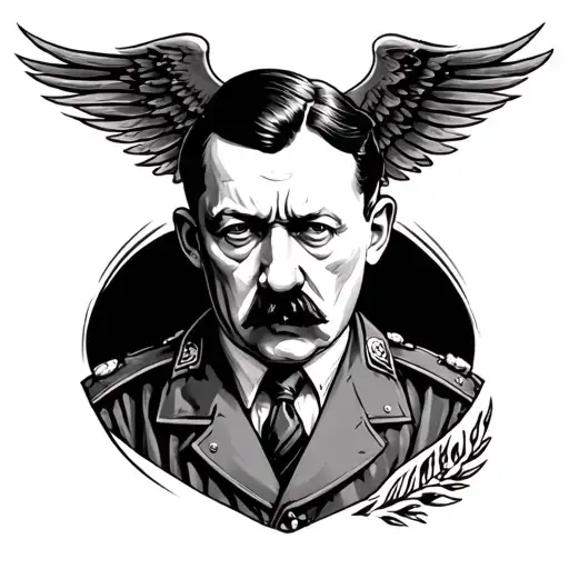 hitler tattoo design idea