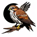 Kestrel tattoo design idea