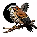 Kestrel tattoo design idea