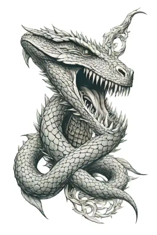 jormungand tattoo design idea