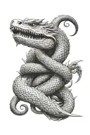 jormungand tattoo design idea