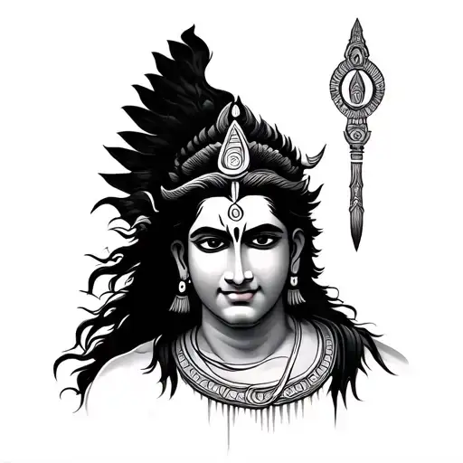 nepali lord shiva tattoo design idea