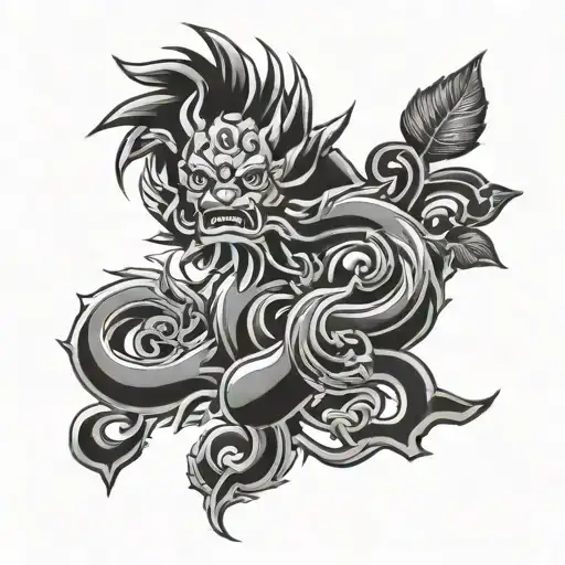 kanjis tattoo design idea