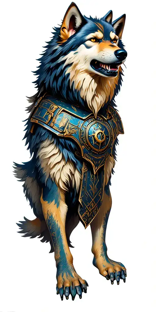 warhammer 40k space wolves tattoo design idea
