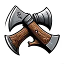 Tomahawk axe tattoo design idea