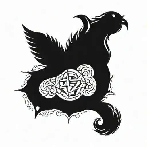 4 virtues of stoicism tattoo design idea