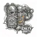 call of duty juggernaut speed cola double tap quic revive logos tattoo design idea