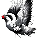 Wind Beneath My Wings tattoo design idea