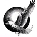Wind Beneath My Wings tattoo design idea