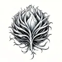 Bean Sprout tattoo design idea