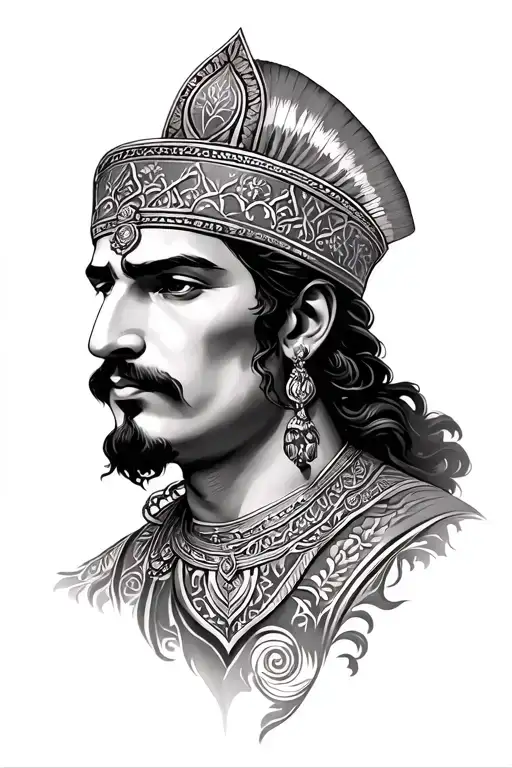 Persian empire tattoo design idea