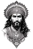 Persian empire tattoo design idea