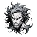 Poseidon, spiderma, inosuke, deku tattoo design idea