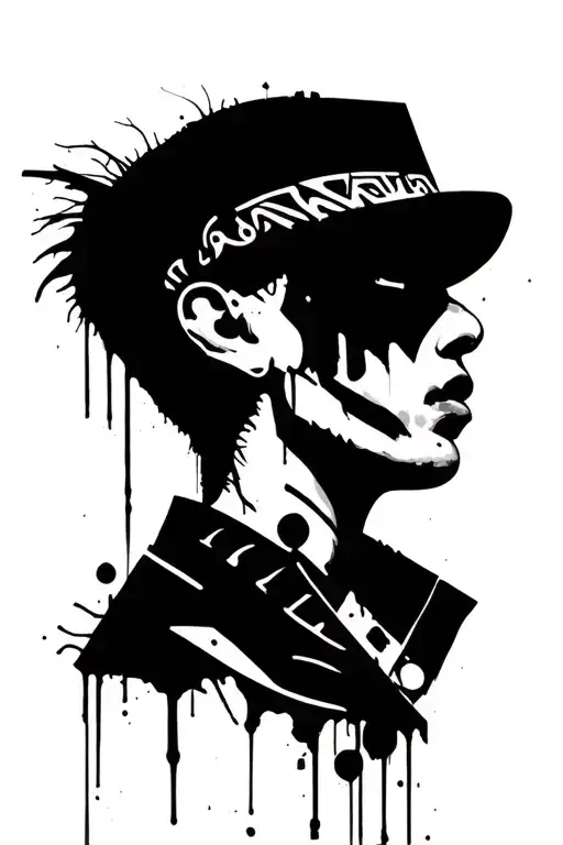 banksy tattoo design idea