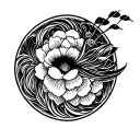 japan style tattoo design idea
