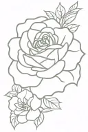 roses astro tauro tattoo design idea