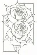 roses astro tauro tattoo design idea