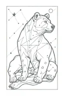 ursa major constellation tattoo tattoo design idea