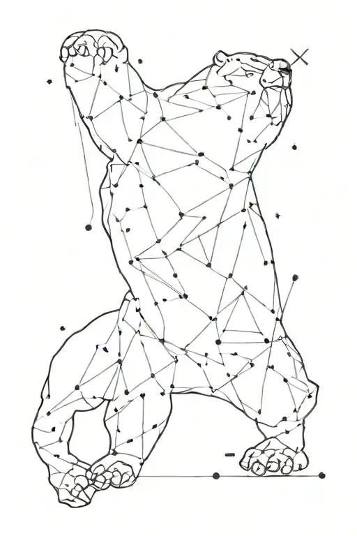 ursa major constellation tattoo tattoo design idea