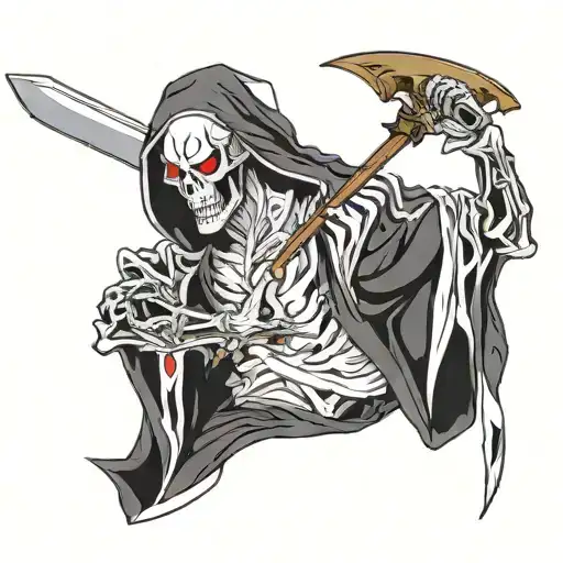 bleach soul reaper pass tattoo design idea