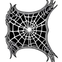 Spider Web Knee tattoo design idea