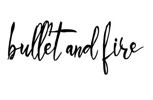 "bullet and fire" tattoo design idea