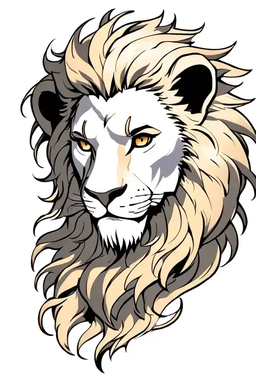 lion escanor seven deadly sins tattoo design idea