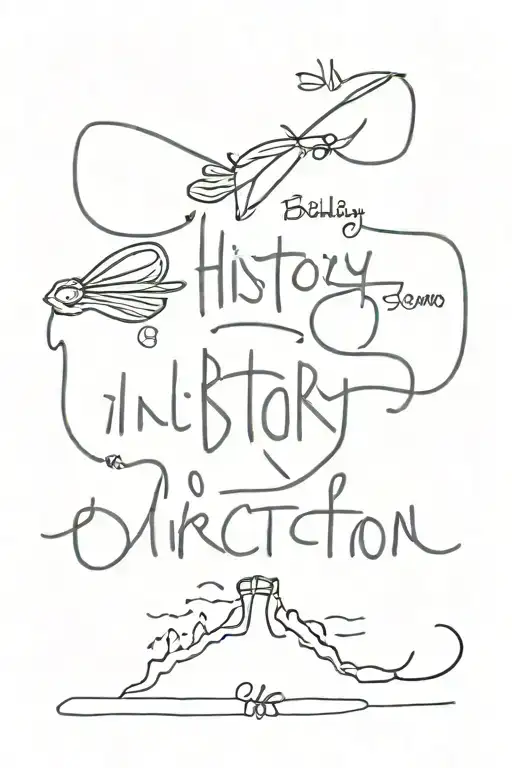 one direction songs "history" tattoo design idea