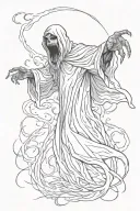 dementor screaming  tattoo design idea