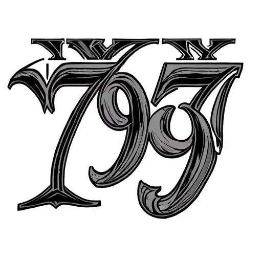 1979 Roman Numerals tattoo design idea