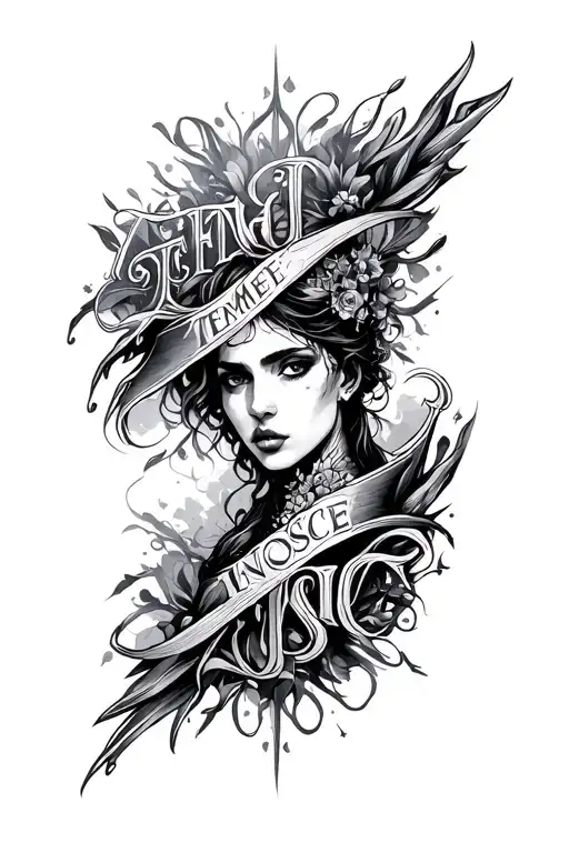 2 phrases "TEMET NOSCE" and "Kinesis" (sleeve tattoo), and add some filler idea tattoo design idea