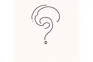 question mark tattoo design idea