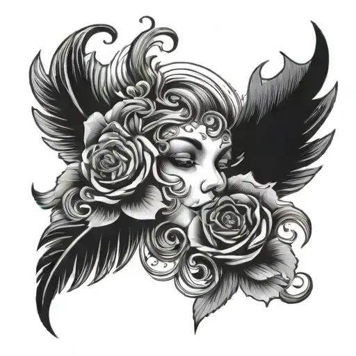 overcoming life's challenges tattoo design idea