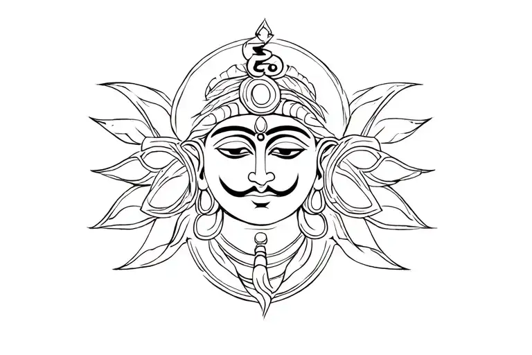 Om Shiva Nama tattoo design idea