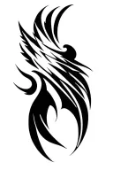 wings tattoo design idea