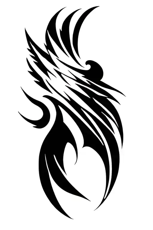 wings tattoo design idea