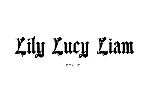 "Lily Lucy Liam" tattoo design idea