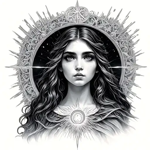 Heaven Lights tattoo design idea