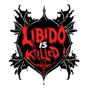 Something that would look like a logo for the project "Libido is killed!" Perhaps with the mood of the panels, and other things. Black-red tattoo design idea