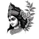 Lakshmi tattoo design idea