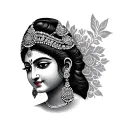 Lakshmi tattoo design idea