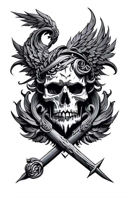 Im thinking cybersiglism, euro trash, ornamental, greek/roman style. tattoo design idea