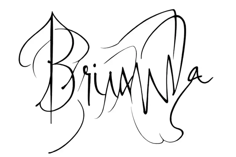 Brianna tattoo design idea