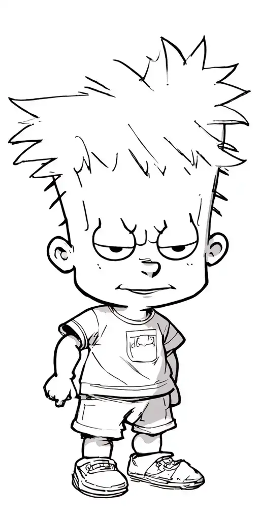 rugrats Tommy tattoo design idea