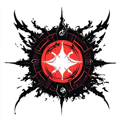 "Arise" solo leveling anime tattoo design idea