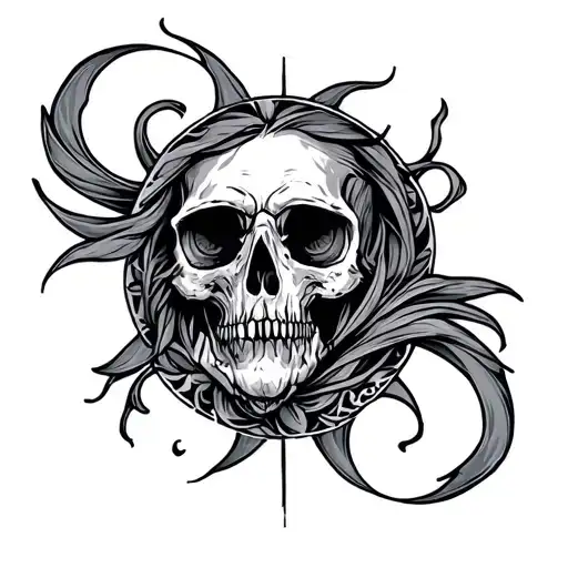 loner tattoo design idea