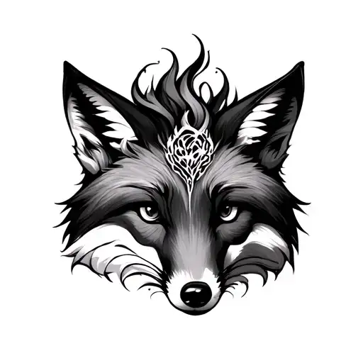 Virgo Fox tattoo design idea