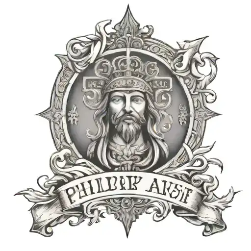 Philippians 4 6 7 tattoo design idea
